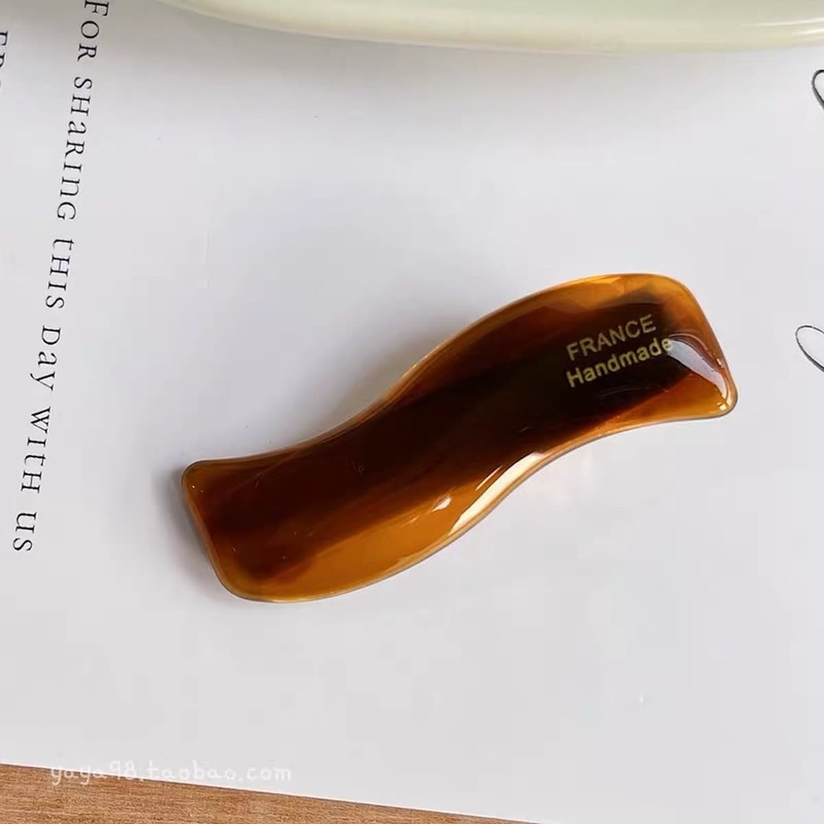 Высококачественный зажим с волнистыми краями ~ Корейский французский зажим «утконос» золотого стандарта, зажим для челки,...