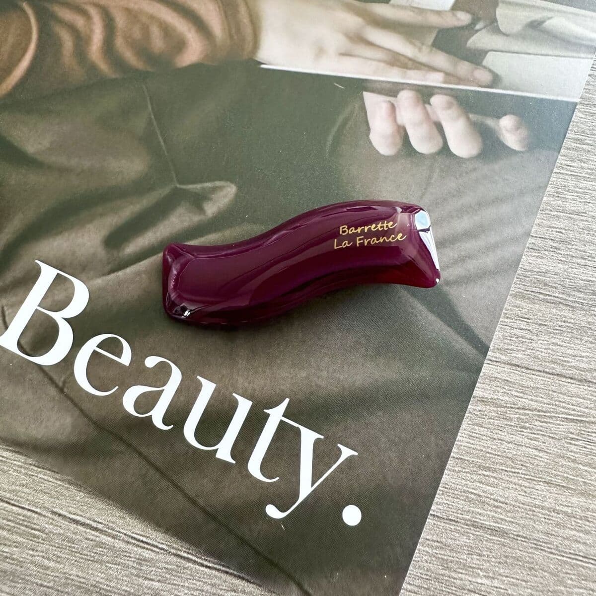 Высококачественный зажим с волнистыми краями ~ Корейский французский зажим «утконос» золотого стандарта, зажим для челки,...