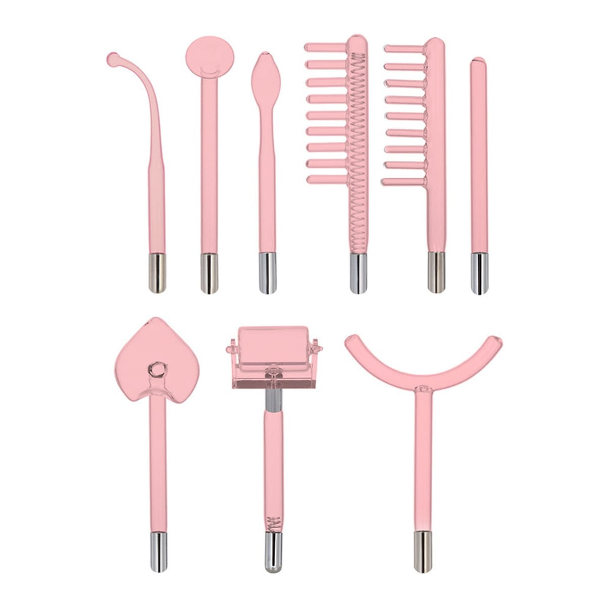 Высокочастотный косметологический аппарат: аксессуары, красный свет, фиолетовый свет, синий свет, ручной стеклянный...