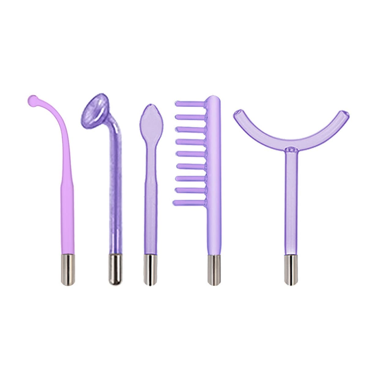 Высокочастотный косметологический аппарат: аксессуары, красный свет, фиолетовый свет, синий свет, ручной стеклянный...