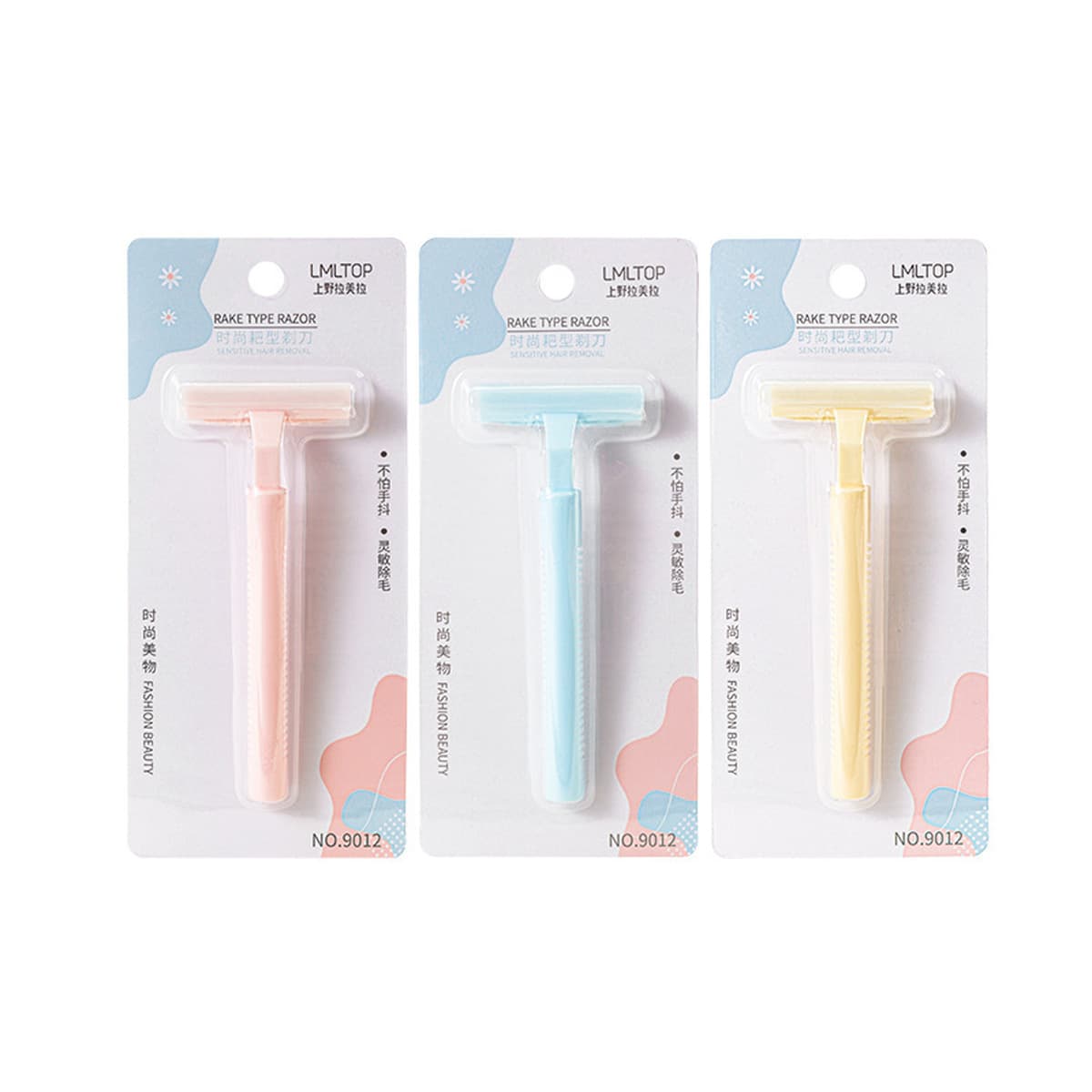 Бритва для волос в подмышках Lamela, бритва 9012, женская специальная бритва, мужская бритва для волос на ногах