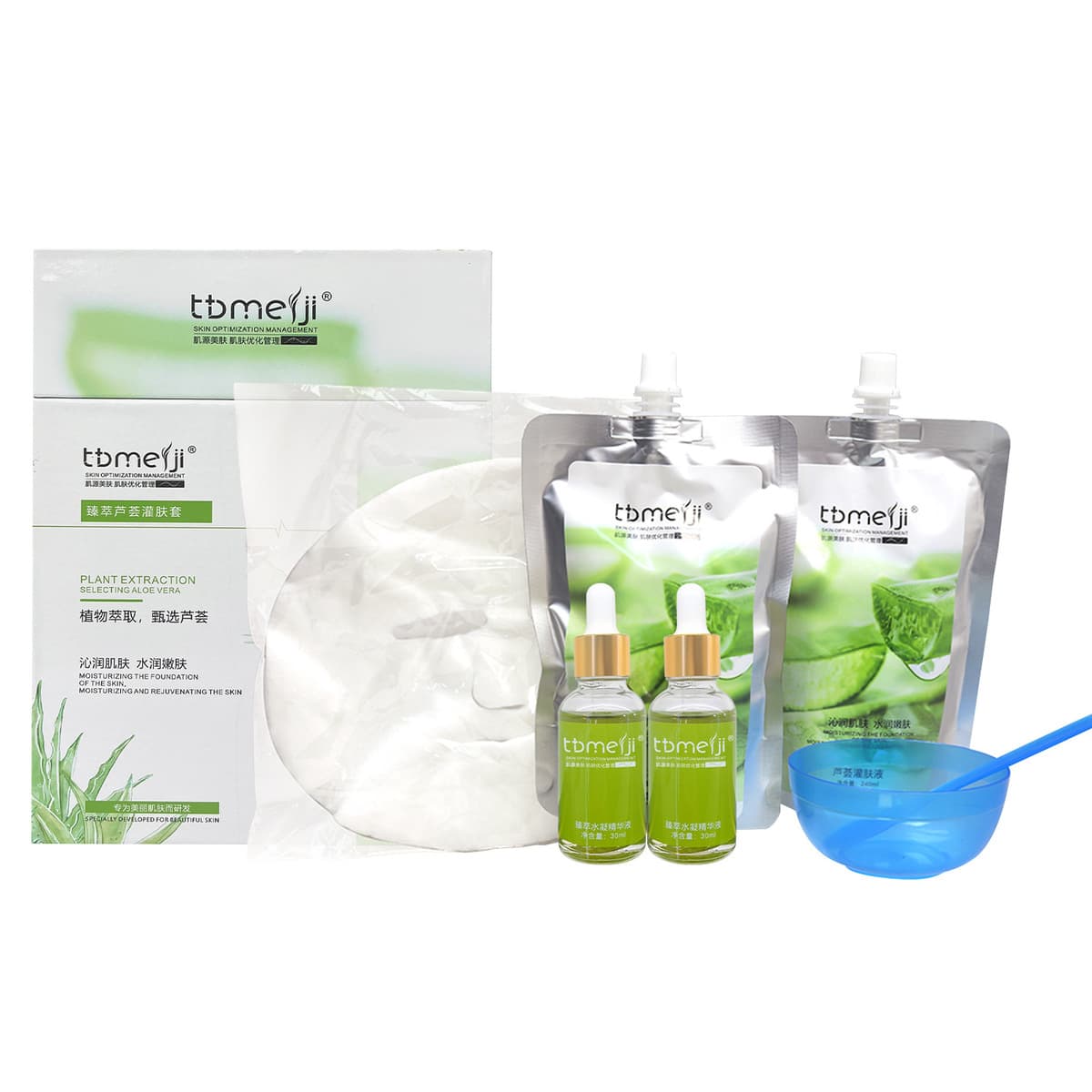 Салон красоты линия лак алоэ вера набор для ухода за кожей Кюрасао для ухода за лицом успокаивает кожу Алоэ вера полив спа...