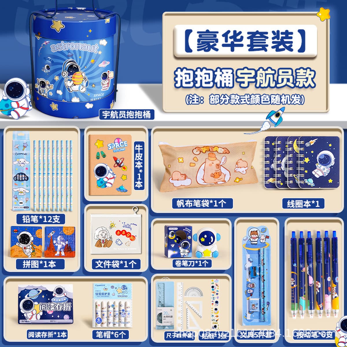 Детский подарок на день рождения с героями мультфильмов, красивый милый набор канцелярских принадлежностей, небольшой...