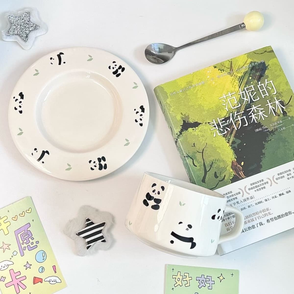 Молоко fufu милый кот керамическая кофейная чашка блюдо набор высокого цвета послеобеденный чай кружка изысканный подарок