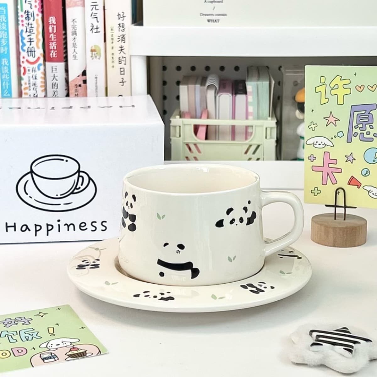 Молоко fufu милый кот керамическая кофейная чашка блюдо набор высокого цвета послеобеденный чай кружка изысканный подарок