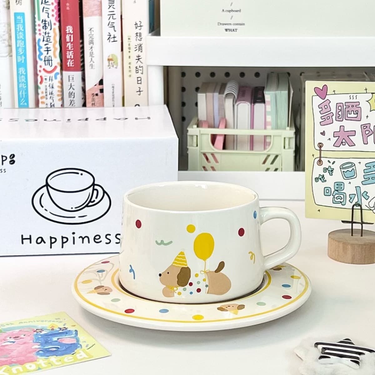 Молоко fufu милый кот керамическая кофейная чашка блюдо набор высокого цвета послеобеденный чай кружка изысканный подарок