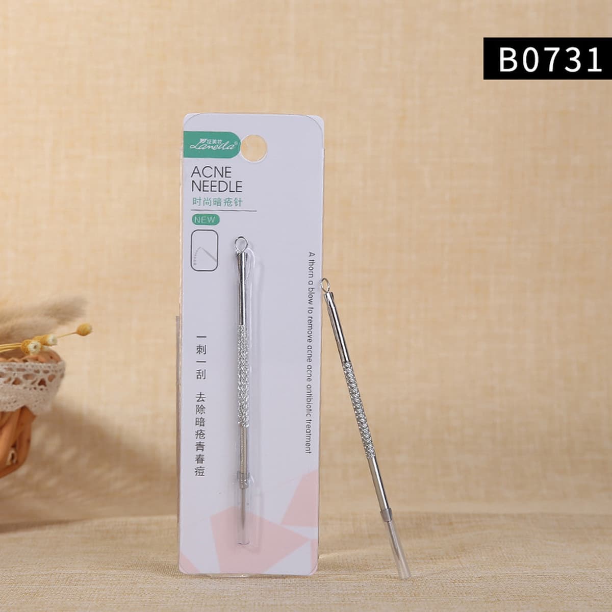 Lamera нержавеющая сталь длинная игла от прыщей угловая болт игла от прыщей угрей акне косметический инструмент E097