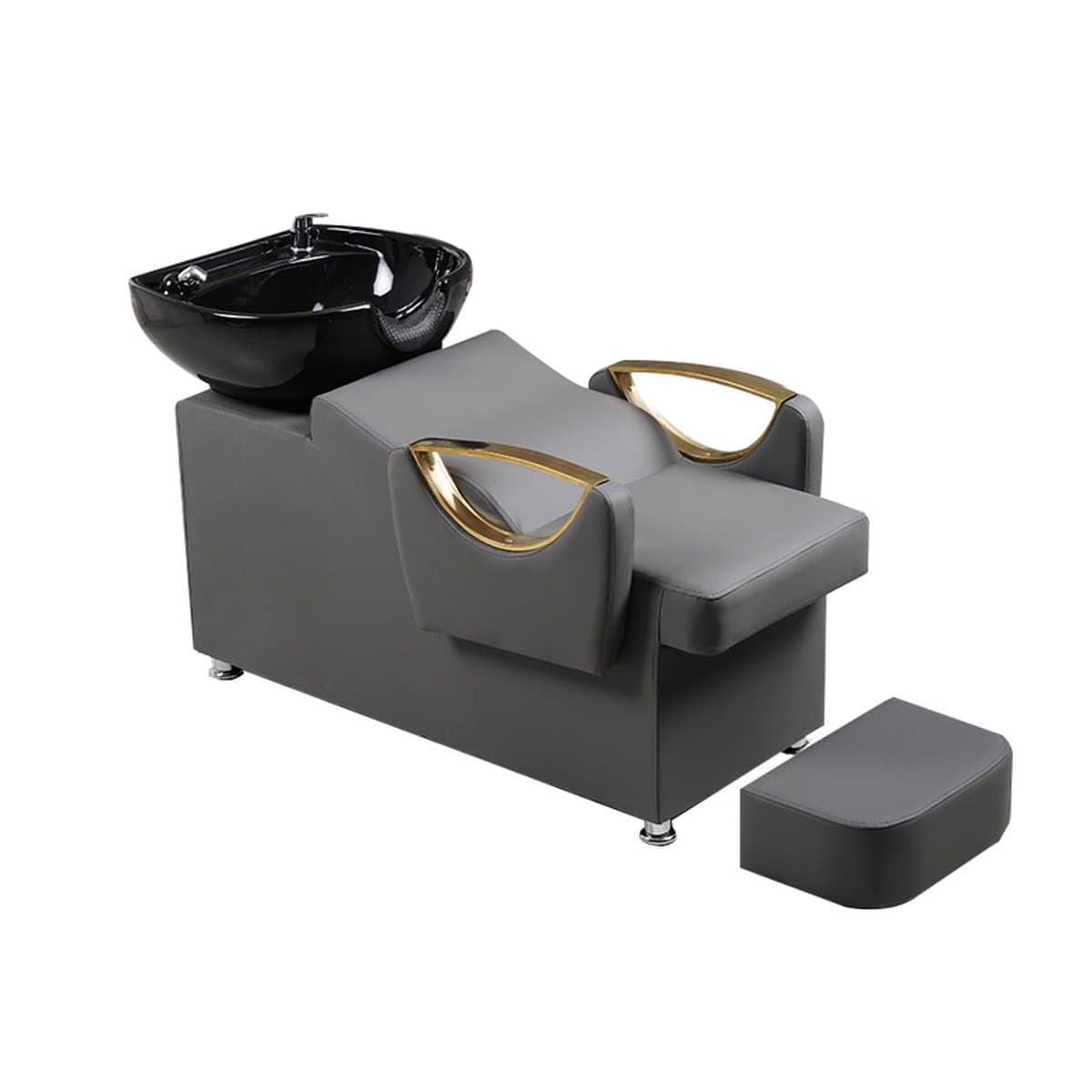 Профессиональная кушетка для салонов красоты с керамической раковиной, регулируемая, удобная, специальный стол для процедур...