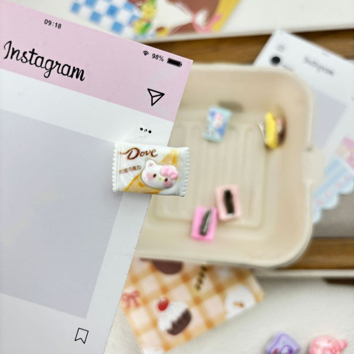 Заколка для мороженого ~ Симпатичные мини-творческие забавные мороженое