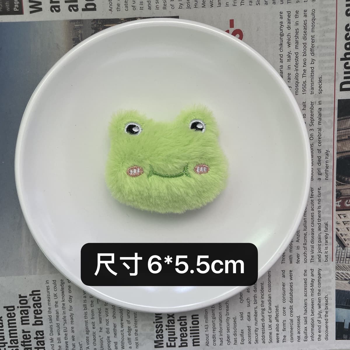 Мультяшная плюшевая кукла лягушка медвежонок кролик маленькая панда брошь аксессуары для одежды обувь шапка носки DIY...