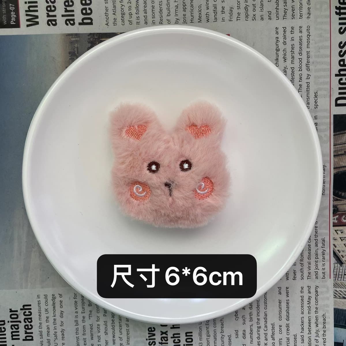 Мультяшная плюшевая кукла лягушка медвежонок кролик маленькая панда брошь аксессуары для одежды обувь шапка носки DIY...