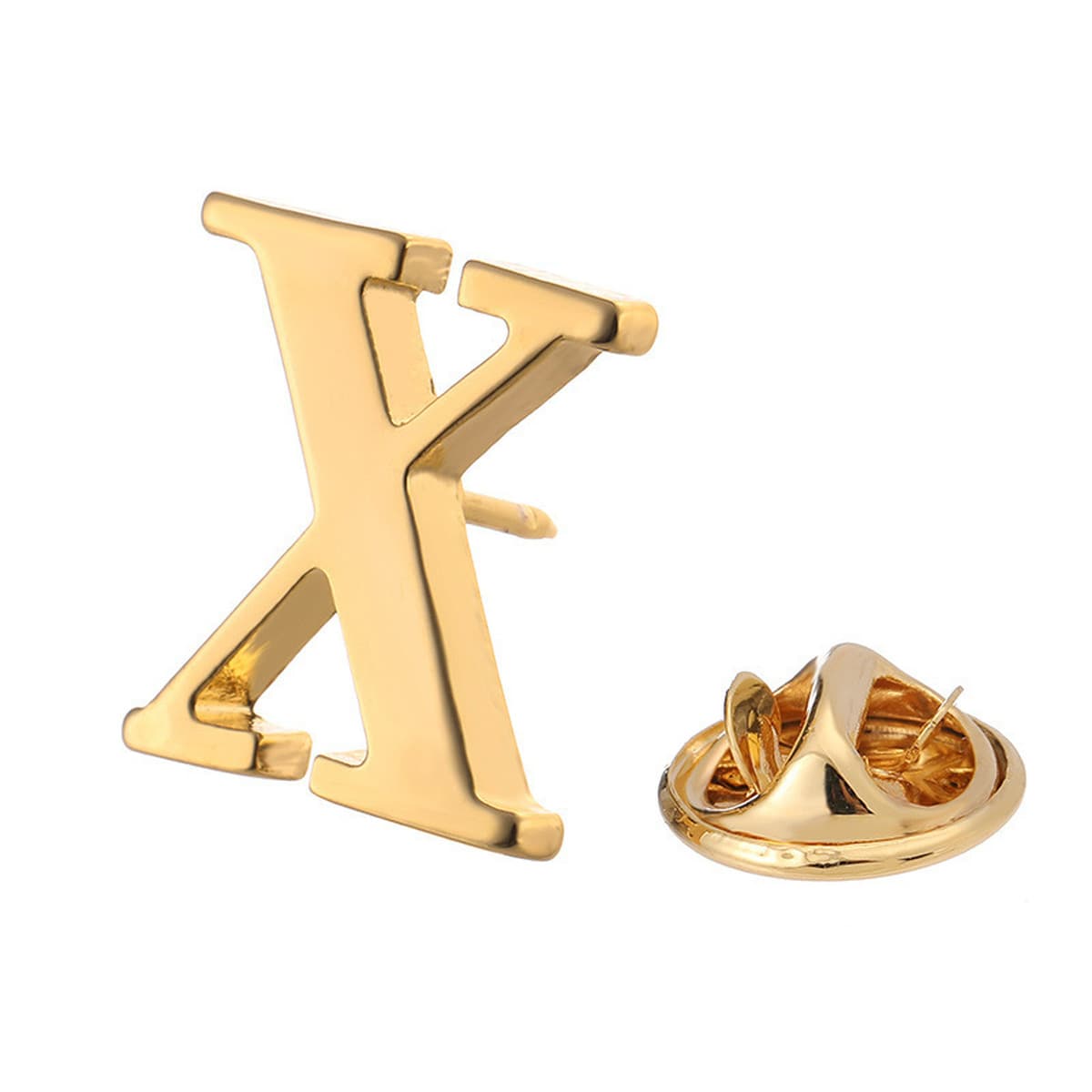 Трансграничные горячие продажи английские буквенные броши мужские и женские пиджаки рубашки с воротником простой корсажный...