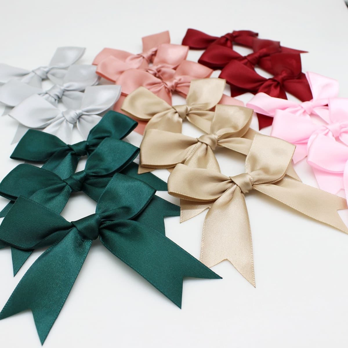 Атласная лента в стиле ins, бантик «ласточкин хвост», лесной стиль, литературная заколка для волос, головной убор, сумка,...