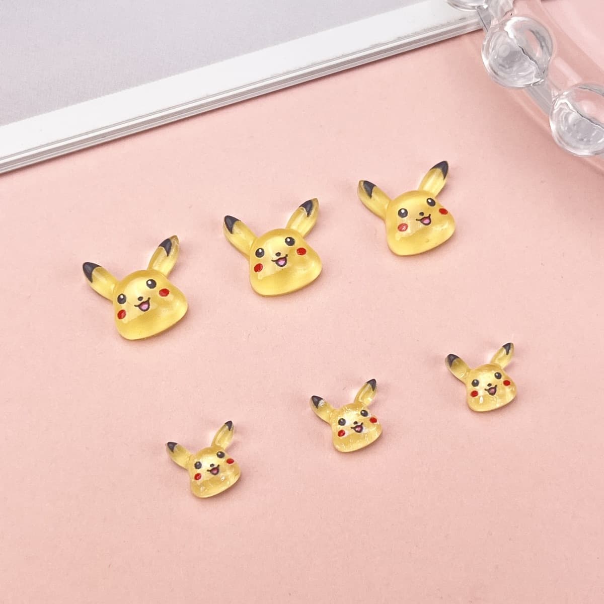 Большие и маленькие мультяшные аксессуары для нейл-арта, милые миниатюрные кролики, бантики, кошки КТ, украшения для...