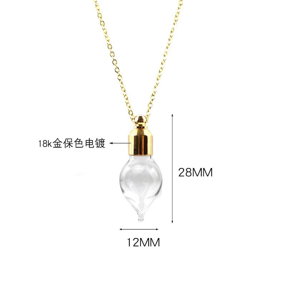 Фабрика оптовая завинченная проволока может открыть мини-желание стеклянная бутылка ожерелье дрейфовая бутылка подвеска