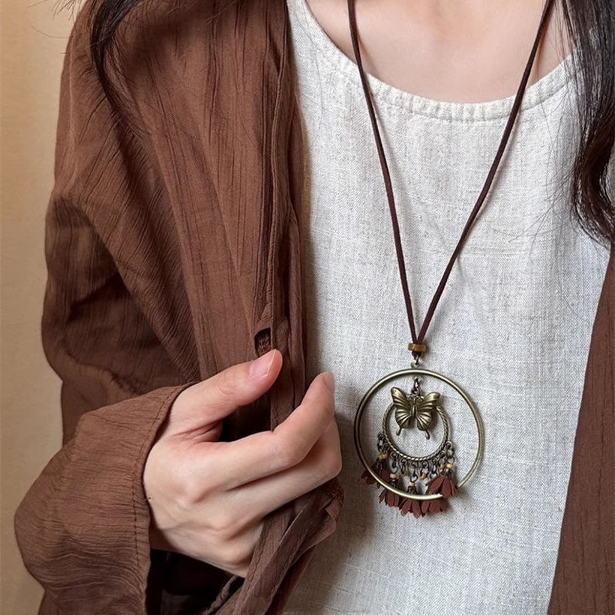 Дофамин циркон звезды кулон ожерелье женский сладкий прохладный ветер длинный свитер цепочка аксессуары дикие модные шейный...