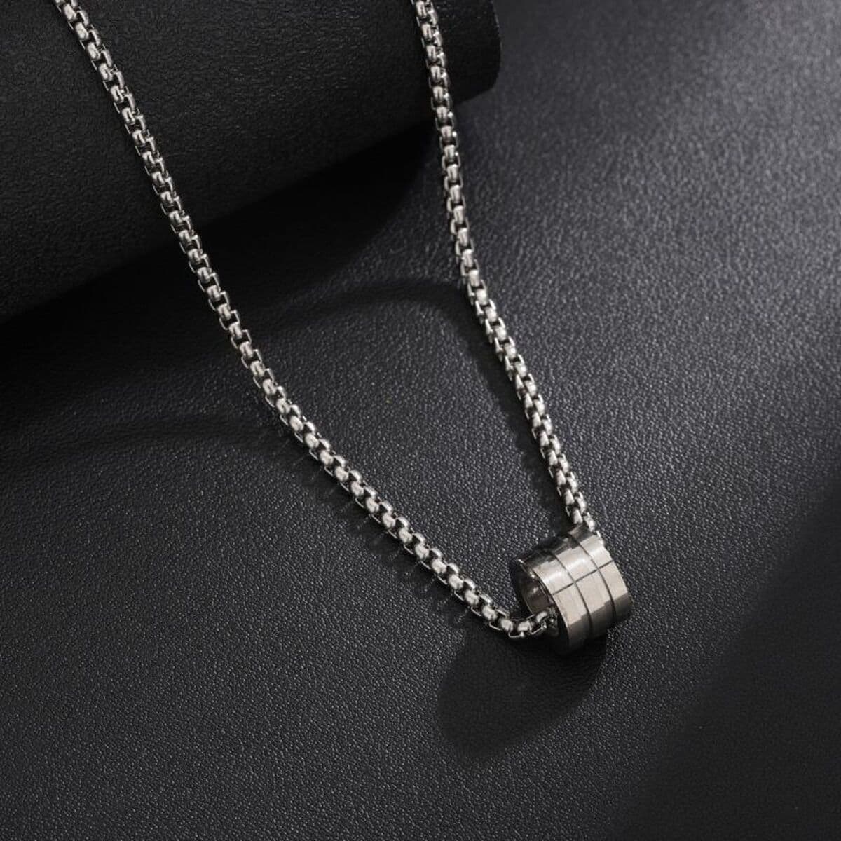 Ожерелье мужская титановая сталь не выцветает минималистские дикие украшения женская цепочка свитера новая модная личность...