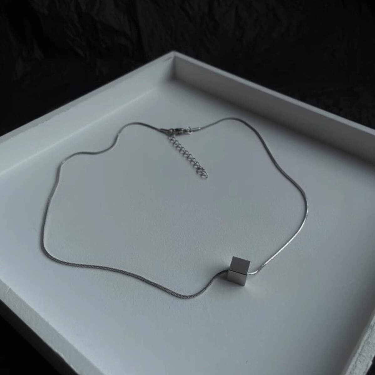 Ожерелье мужская титановая сталь не выцветает минималистские дикие украшения женская цепочка свитера новая модная личность...