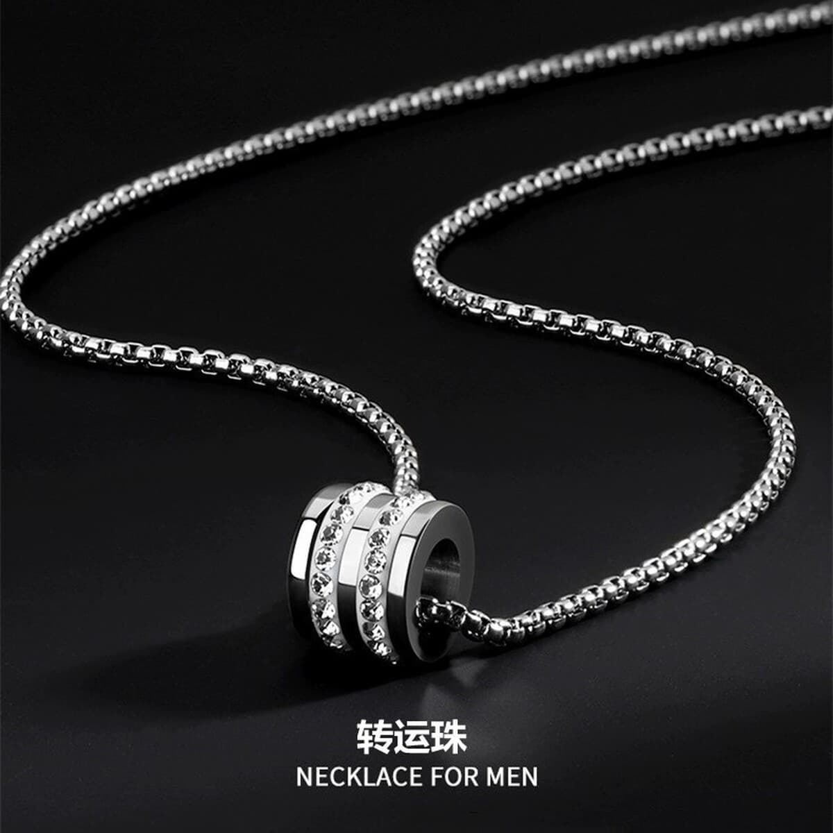 Ожерелье мужская титановая сталь не выцветает минималистские дикие украшения женская цепочка свитера новая модная личность...