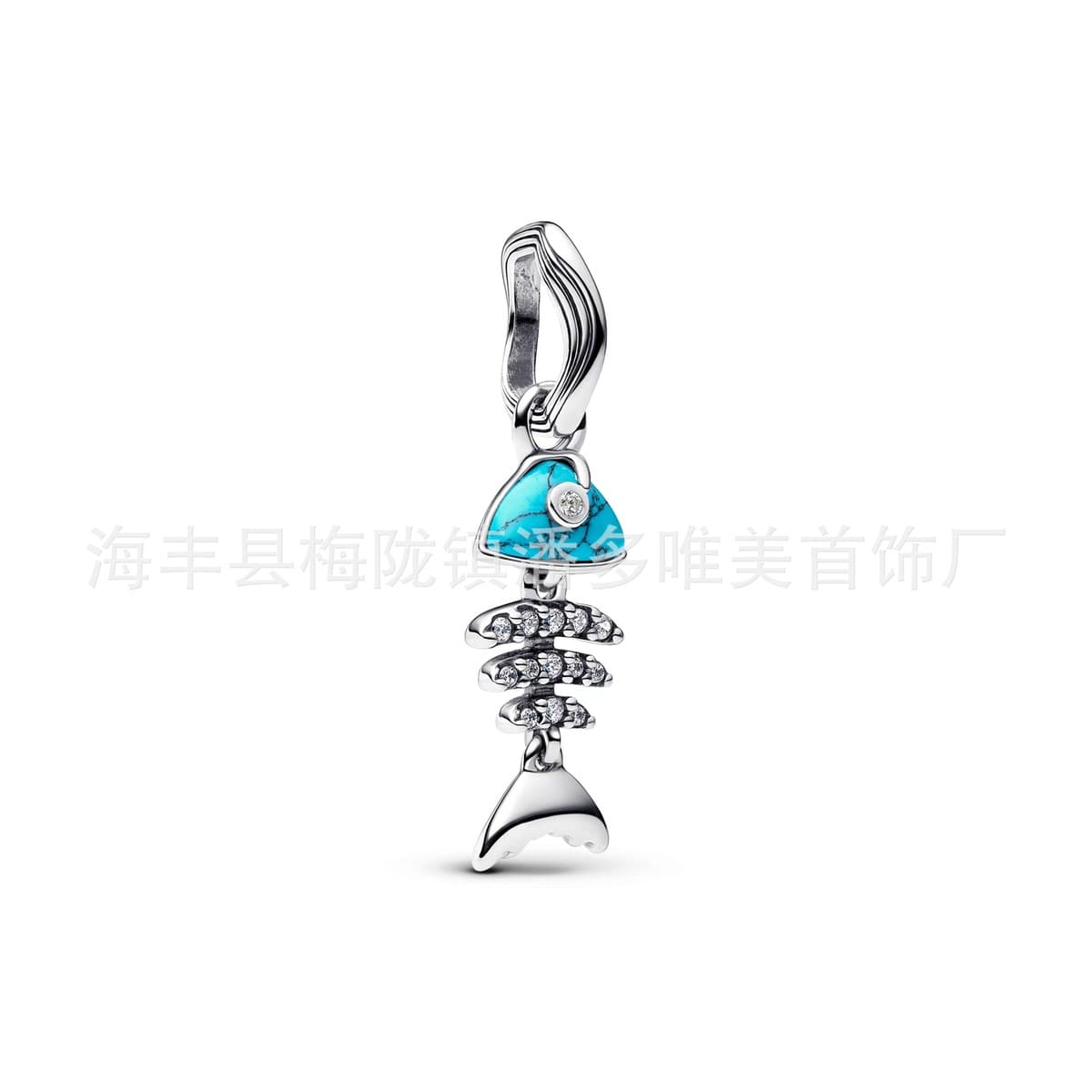 Подвеска Panjia из белой меди с серебряным покрытием S925, новая подвеска-бабочка, бусины, аксессуары для рукоделия в форме...