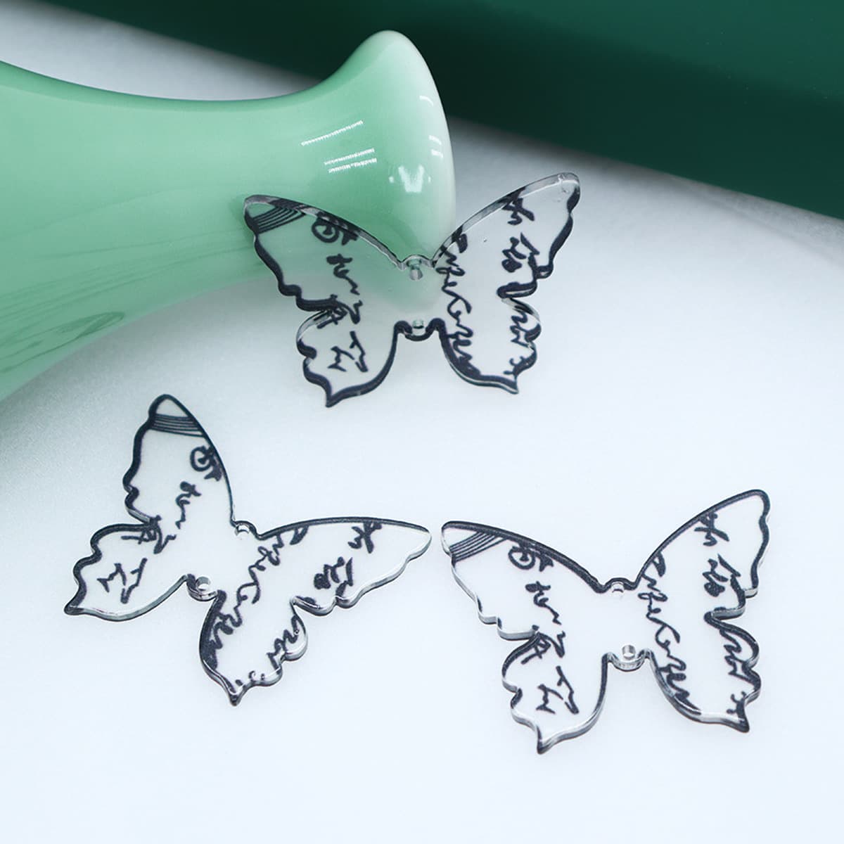 Чернила бабочка DIY античный головной убор ханьфу шпилька аксессуары Национальный стиль Новый китайский стиль аксессуары для...