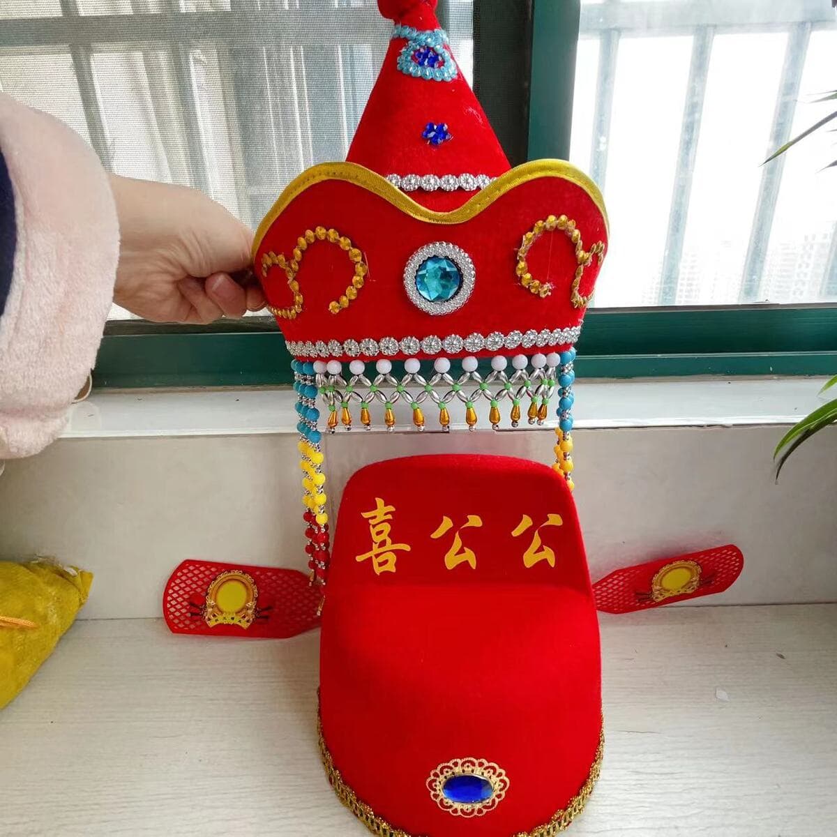 Счастливый свекровь счастливая свекровь шляпа Головной убор смешные свадебные реквизиты шумные в законе реквизит все костюм...