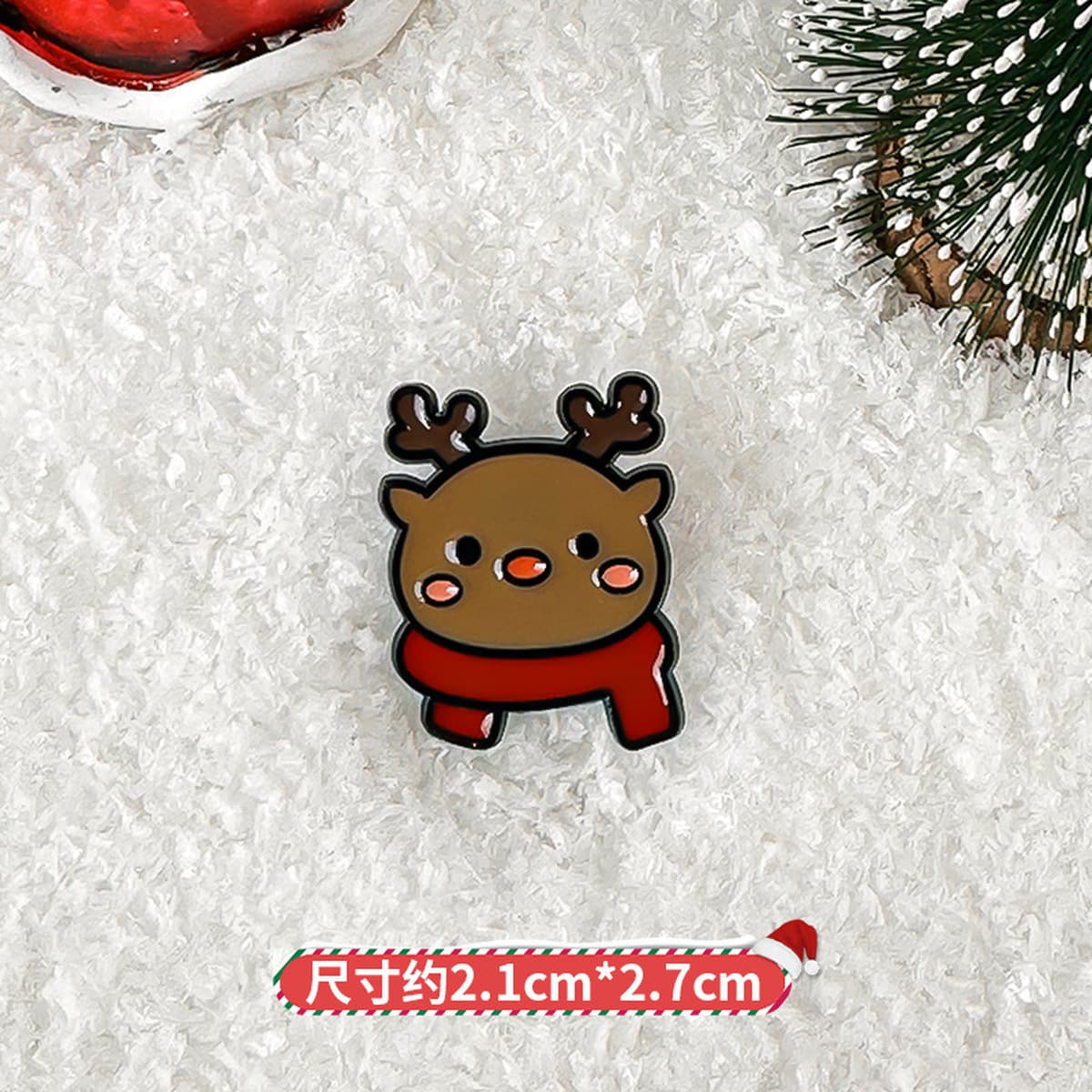 Рождественская брошь аксессуар милый мультфильм металлическая рождественская серия DIY капли масло значок булавка...