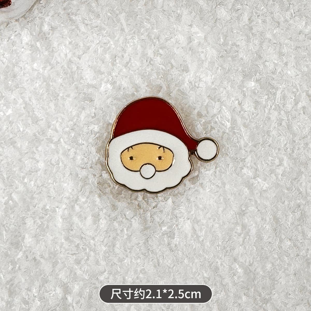 Брошь-значок Санта-Клаус, металлическая, в стиле мультфильма, с индивидуальным дизайном, рождественская брошь для одежды и...