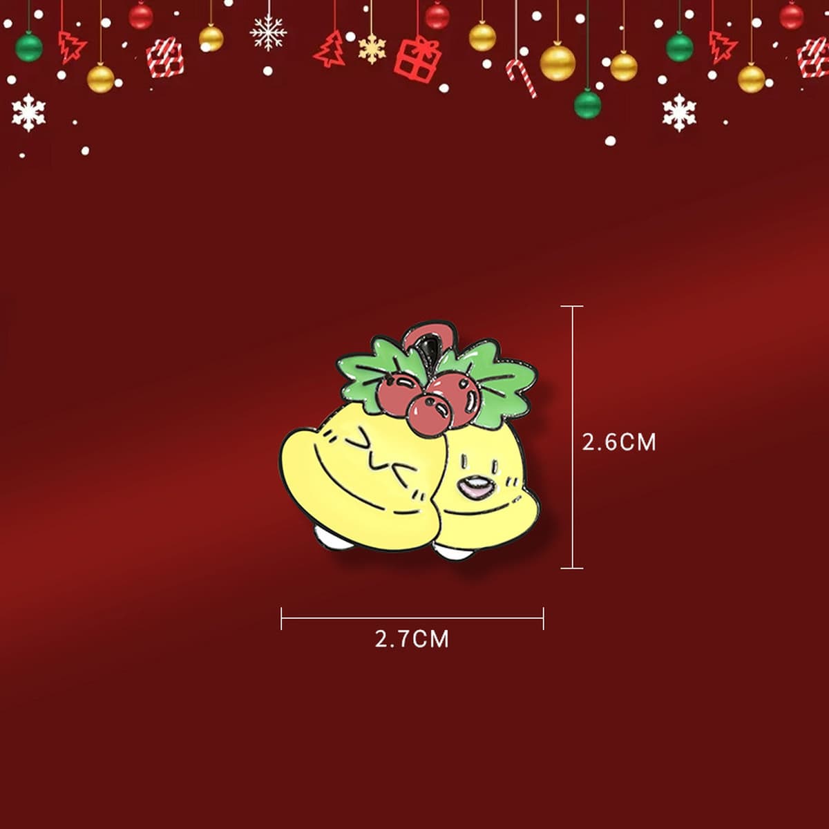 Брошь-значок Санта-Клаус, металлическая, в стиле мультфильма, с индивидуальным дизайном, рождественская брошь для одежды и...