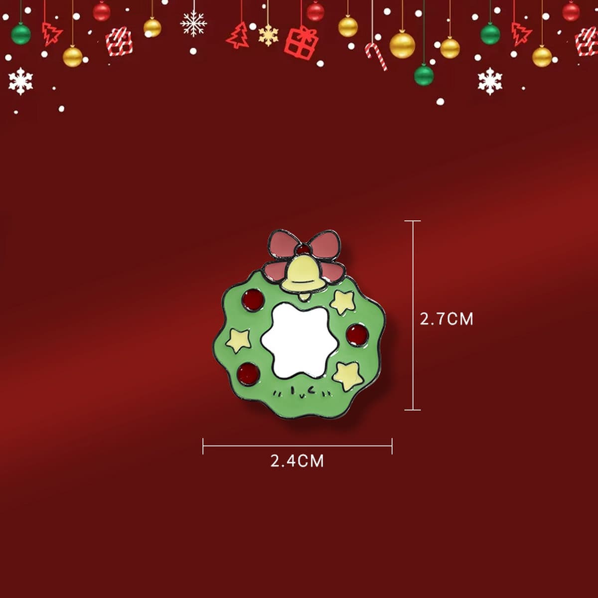 Брошь-значок Санта-Клаус, металлическая, в стиле мультфильма, с индивидуальным дизайном, рождественская брошь для одежды и...