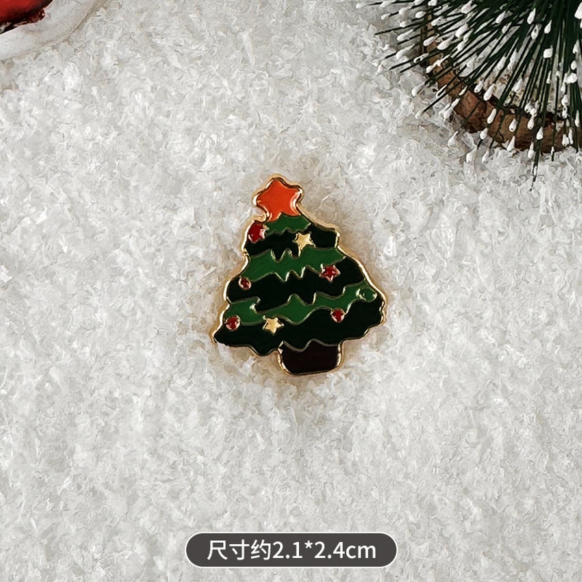 Брошь-значок Санта-Клаус, металлическая, в стиле мультфильма, с индивидуальным дизайном, рождественская брошь для одежды и...