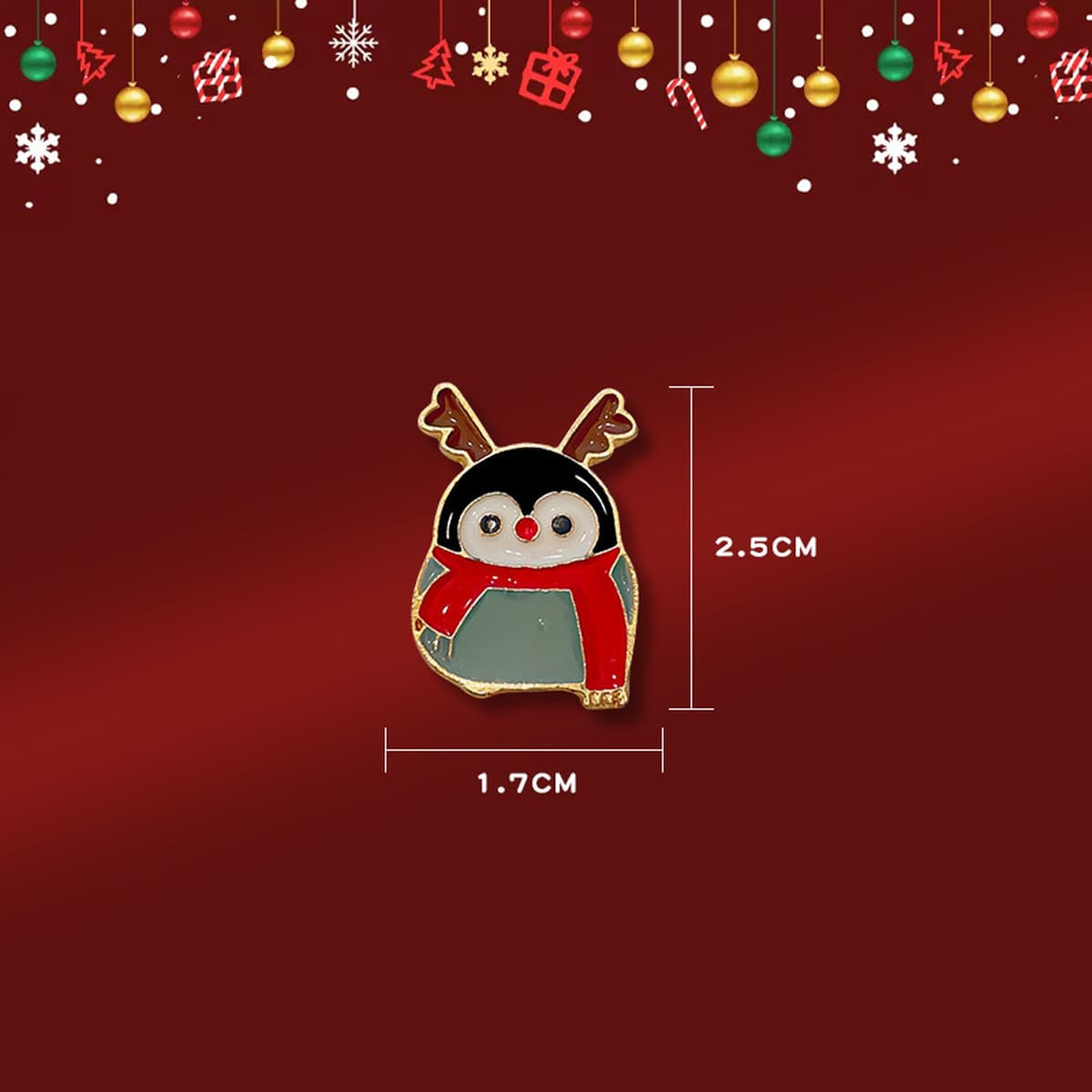 Рождественская брошь мультфильм капли масла металлический значок рождественские украшения старик дерево Лось колокольчик...