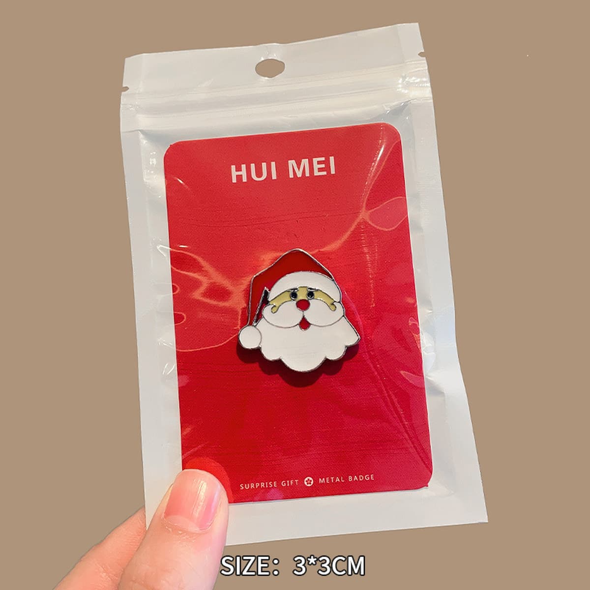 Рождественская брошь мультфильм капли масла металлический значок рождественские украшения старик дерево Лось колокольчик...