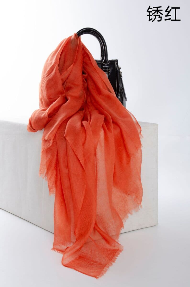 Внутренняя Монголия Фабрика Новый простой 400 шпалет тонкое кольцо бархатный шарф