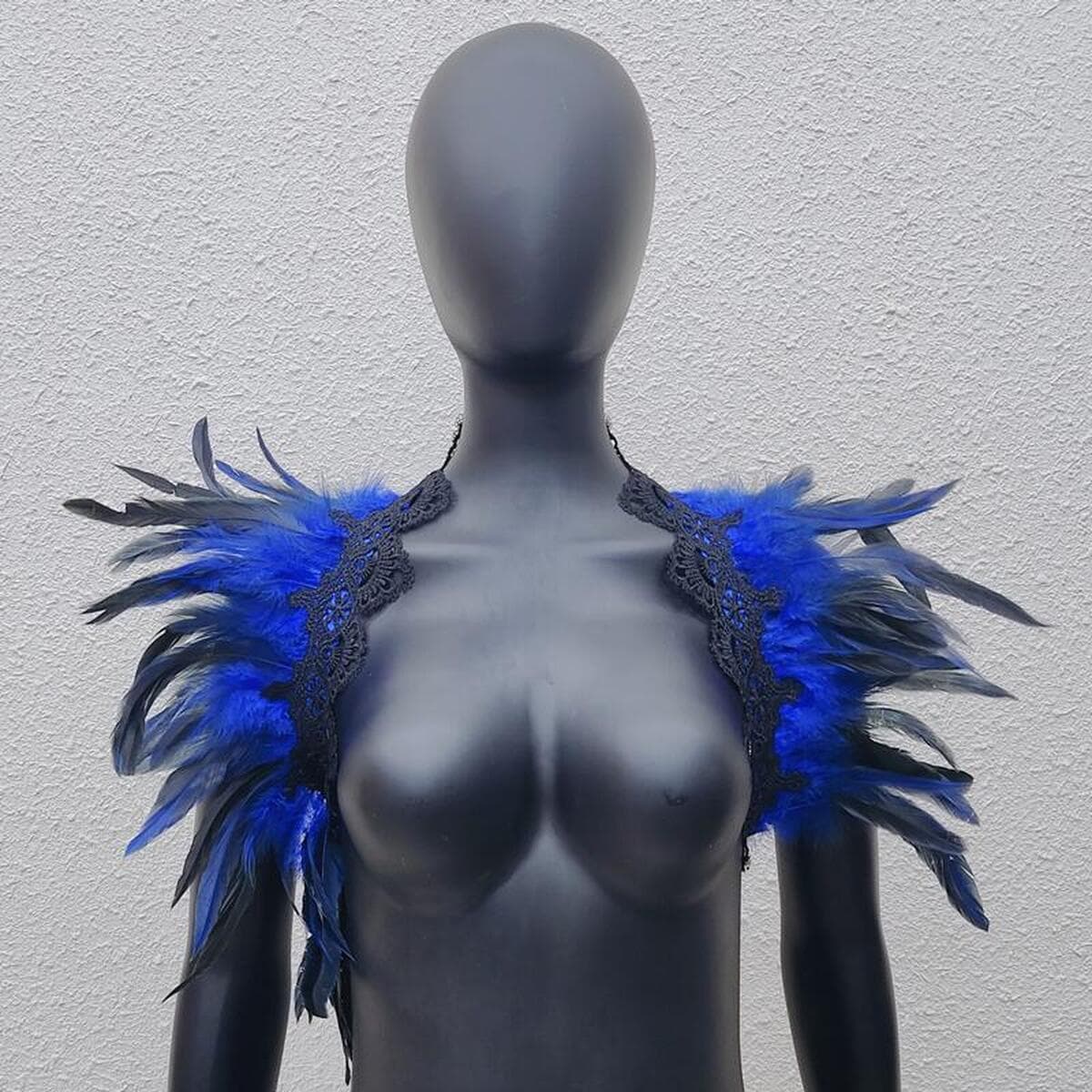 3-х кружевное кружевное перо платок хэллоуин маскарадное платье аксессуары для вечеринки реквизит поддельный воротник