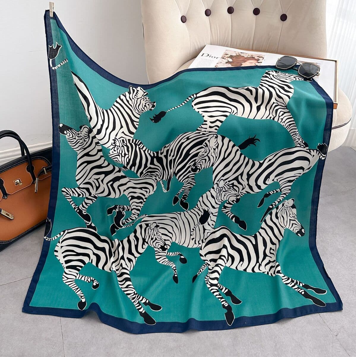 Анти-бархатный хлопчатобумажный принт модный дикий 90 квадратный шарф многофункциональный шарф с рубашкой модный шарф галстук