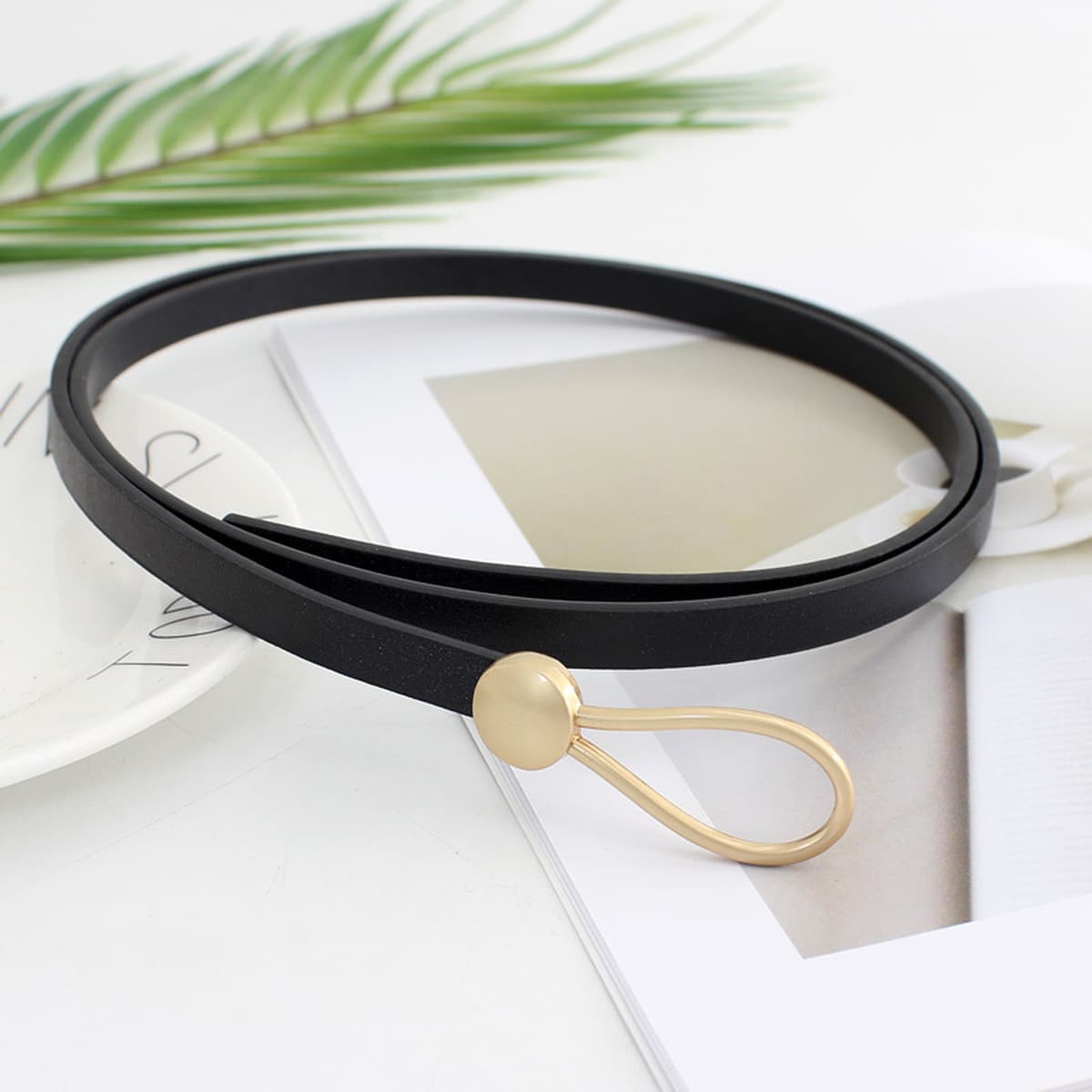 Женское модное платье в Корейском стиле с капелькой и пряжкой и узлом, аксессуары для свитера, украшения с узкой талией,...