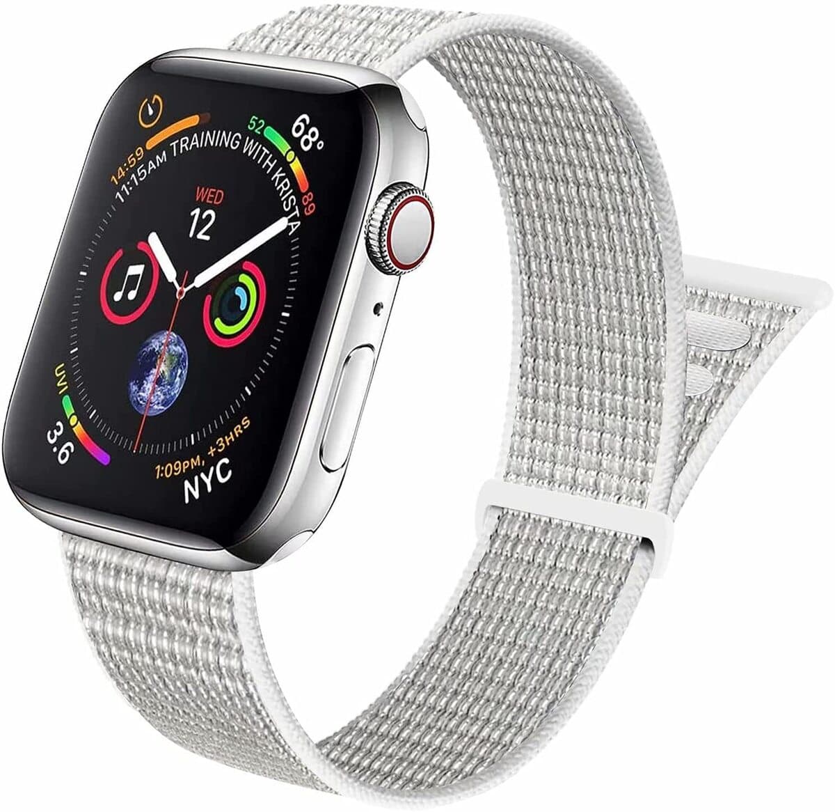 Подходит для ремешка Apple Watch, нейлоновый ремешок с петлей, ремешок на липучке для iWatch S11, Apple Watch Ultra 2.