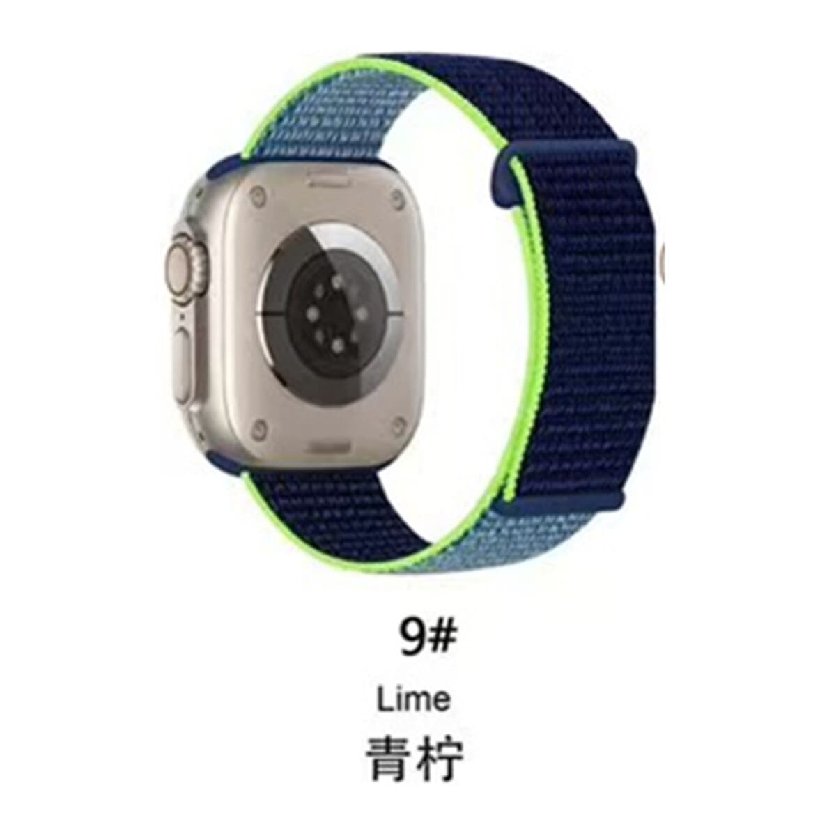 Подходит для ремешка Apple Watch, нейлоновый ремешок с петлей, ремешок на липучке для iWatch S11, Apple Watch Ultra 2.