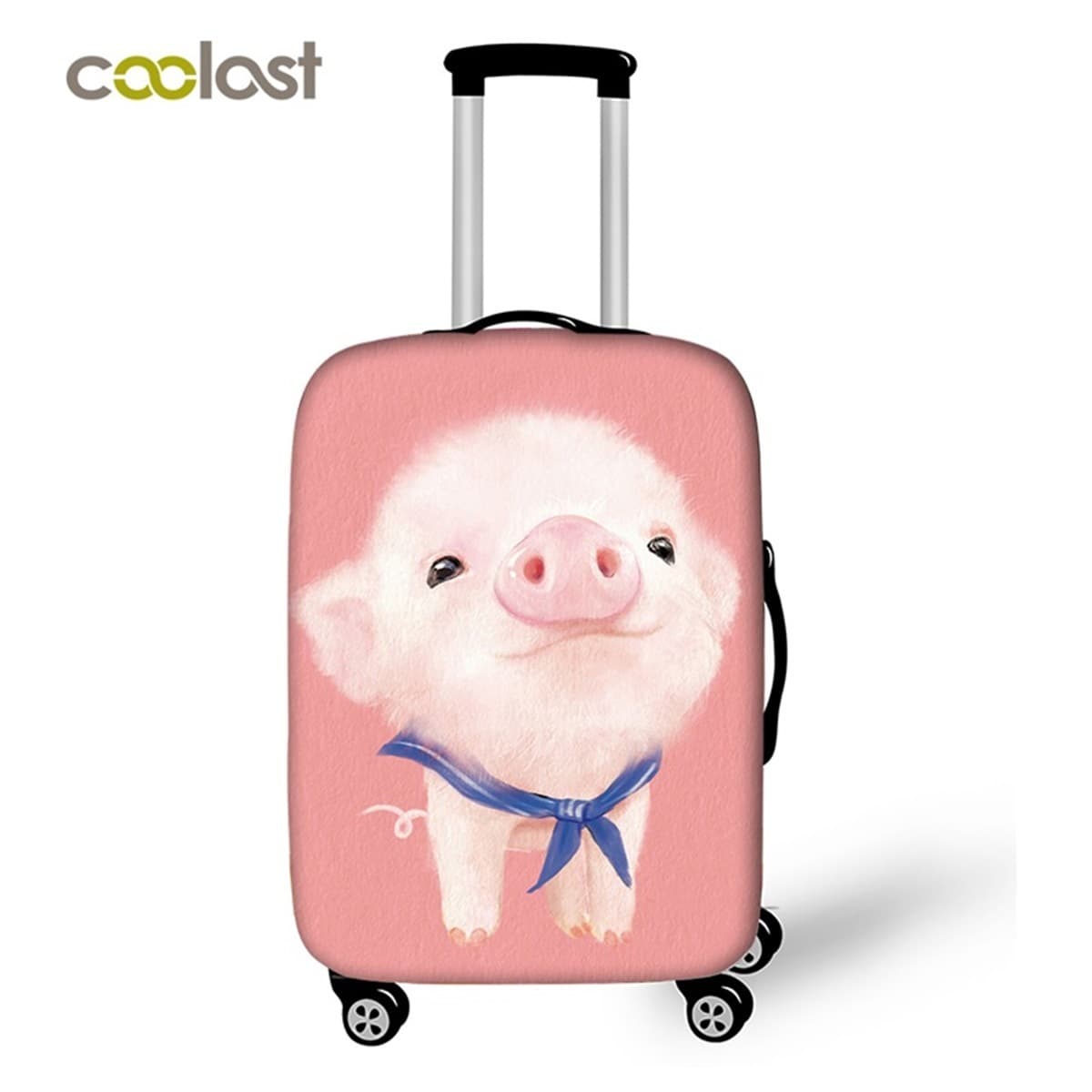 2024 Трансграничный милый ветер Иллюстрация животных цифровая печать утолщенный чехол для багажа высокая эластичная защитная...