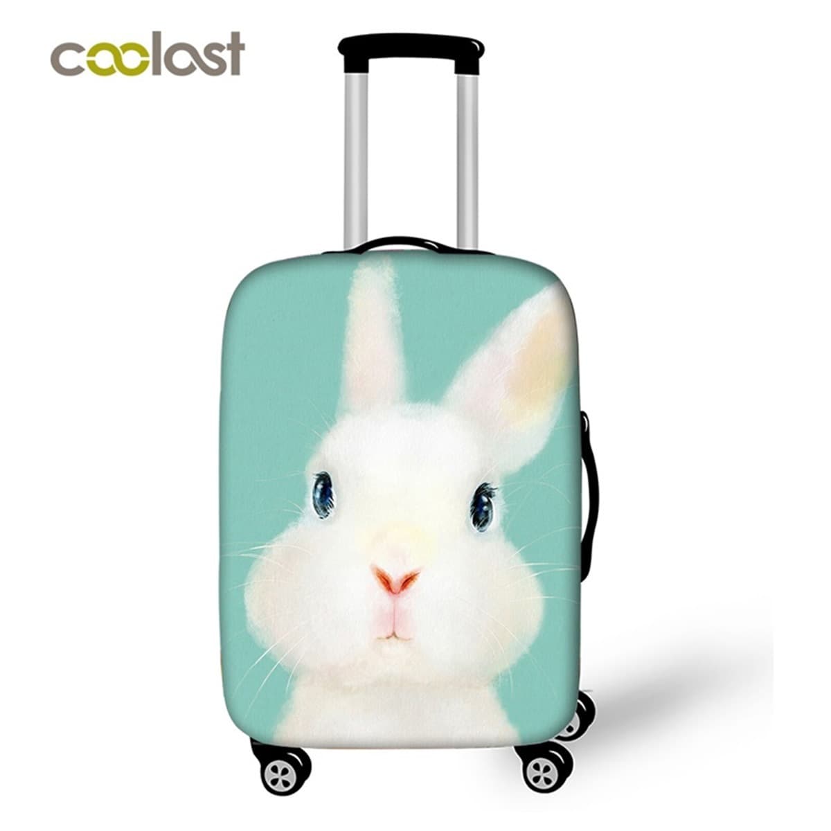 2024 Трансграничный милый ветер Иллюстрация животных цифровая печать утолщенный чехол для багажа высокая эластичная защитная...