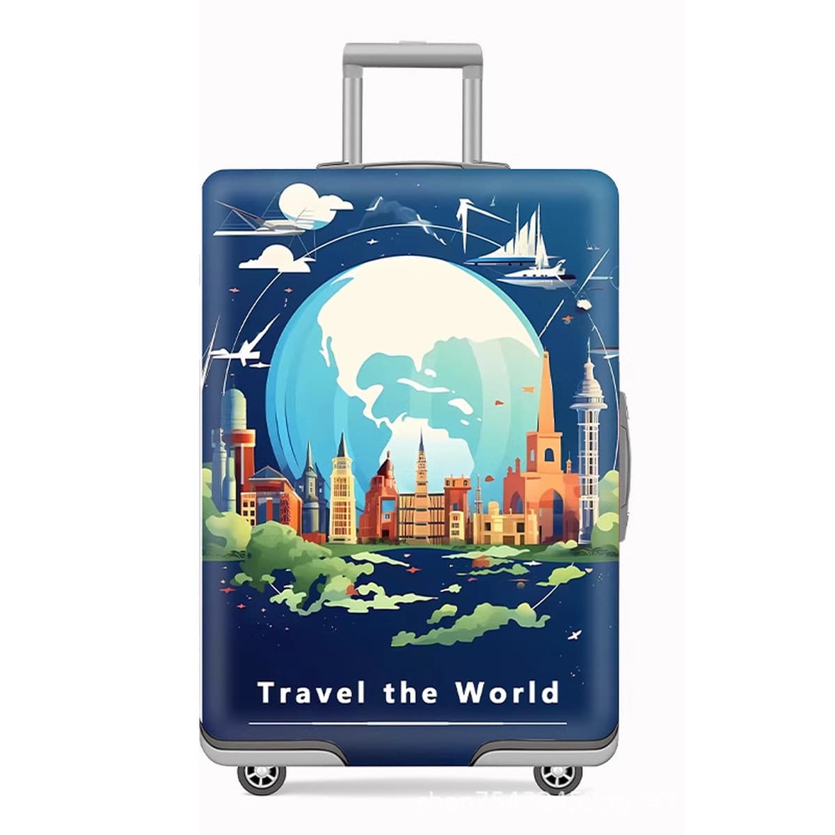 Утолщенный износостойкий эластичный чехол для чемодана на колесиках, защитный чехол для чемодана, 20/24/28/ 30inch...