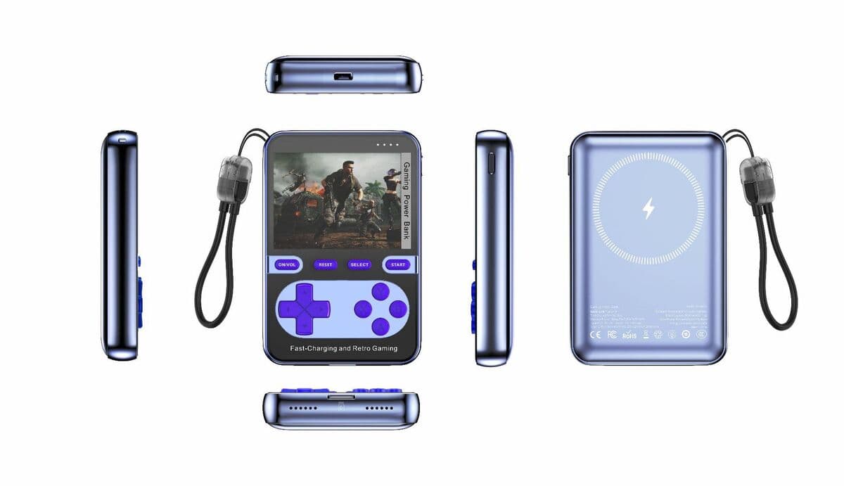 Трансграничная мини-портативная игровая зарядка «два в одном», беспроводной магнитный блок питания, портативная...