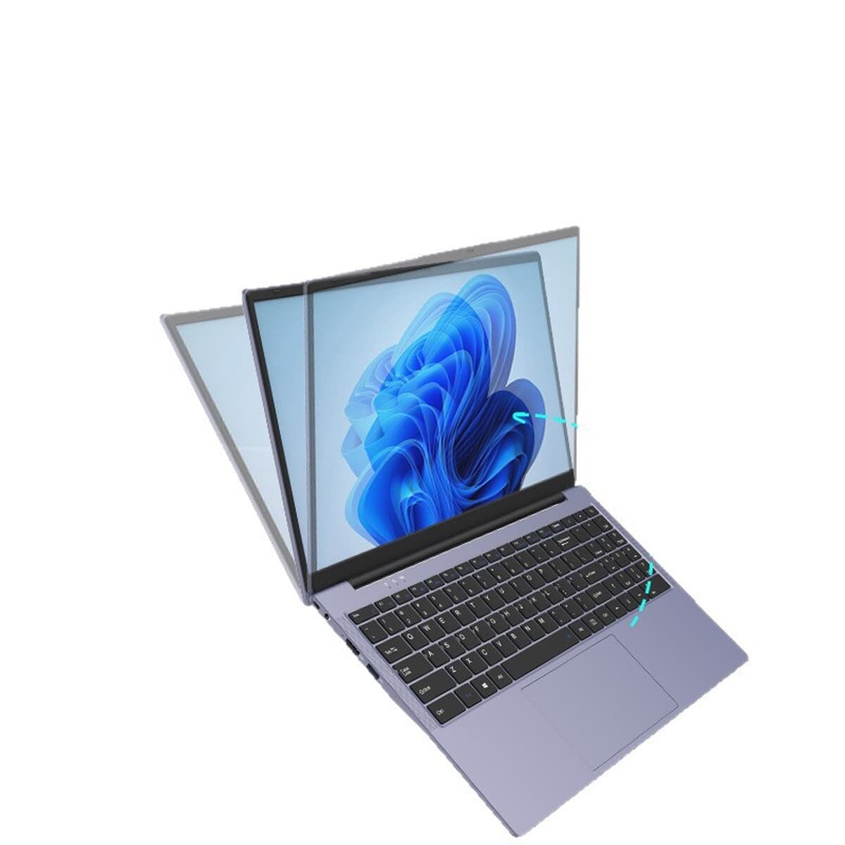 Новый тонкий и легкий офисный игровой ноутбук 15.6inch года, трансграничный ноутбук AI, умный бизнес-ноутбук