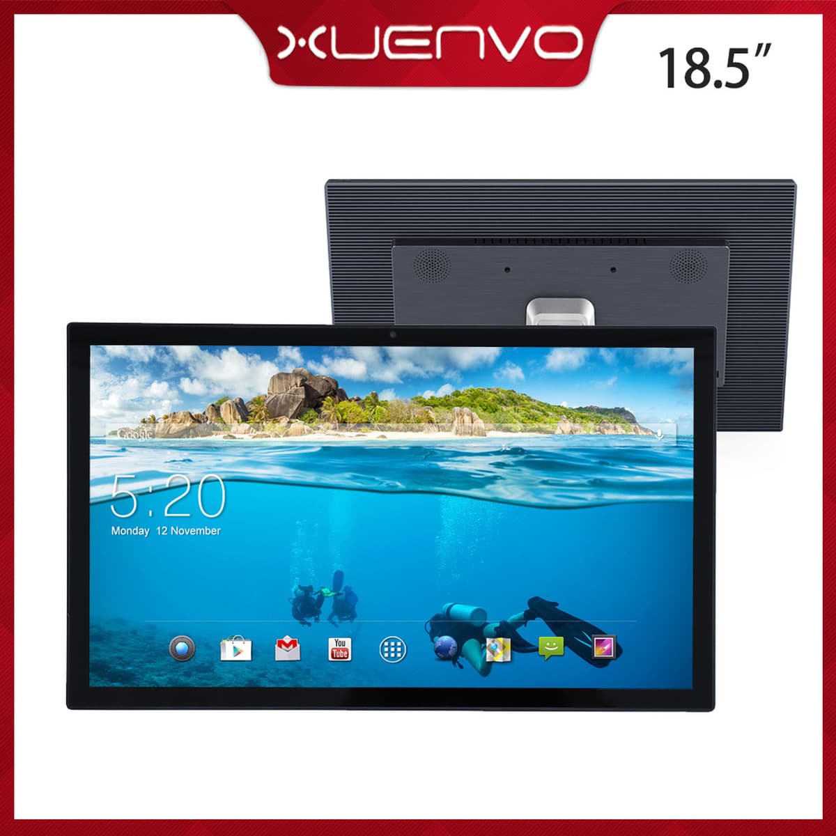 Производитель поставляет универсальную коммерческую настенную сетевую рекламную машину 18.5inch 19inch Android с узкой...