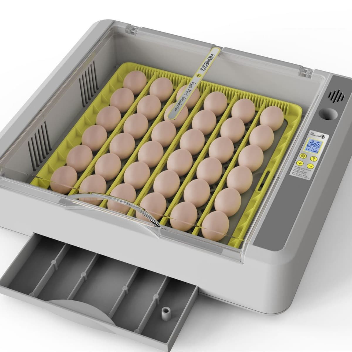 Трансграничный инкубатор с двойным дисплеем температуры и влажности, полностью автоматический инкубатор для куриных яиц с...