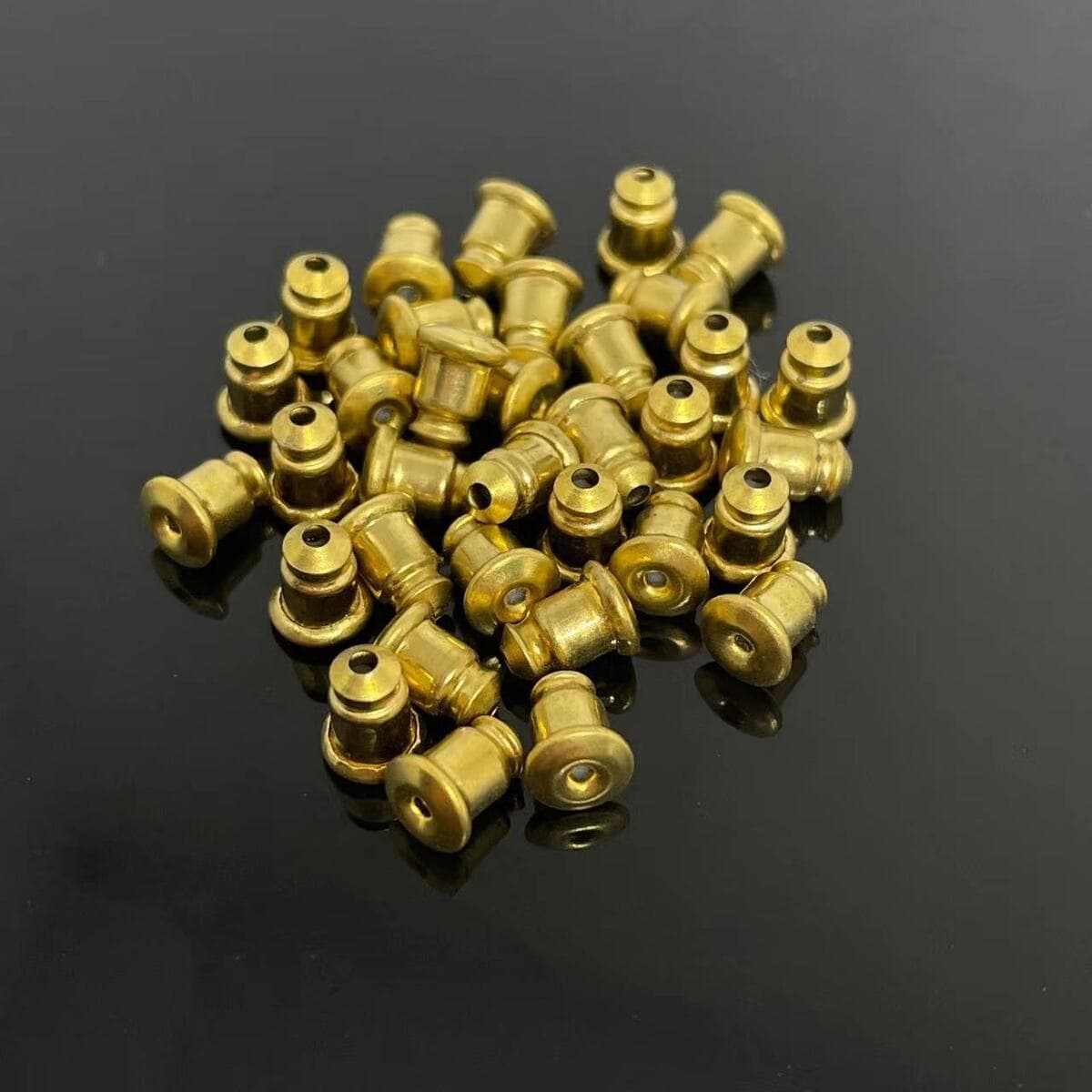 Медная пуля металлические беруши DIY ювелирные аксессуары антиаллергическое сохранение цвета Настоящее золото гальванические...