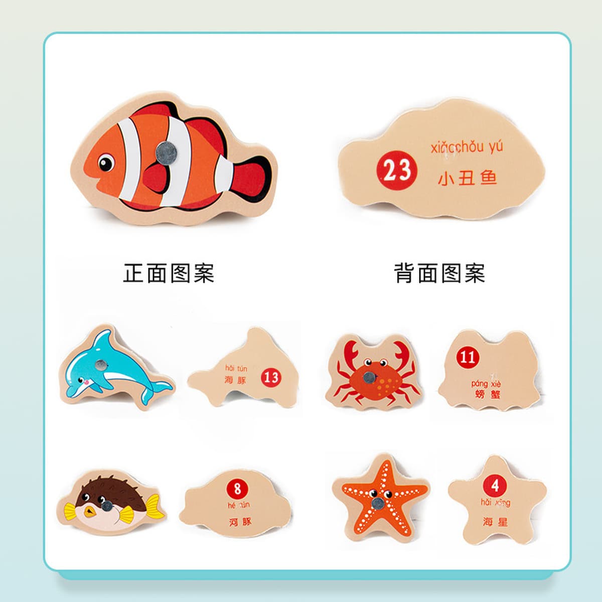 Детская головоломка Монтеса Раннее образование Учебные пособия для детей Магнитная рыбалка игра родитель-ребенок...