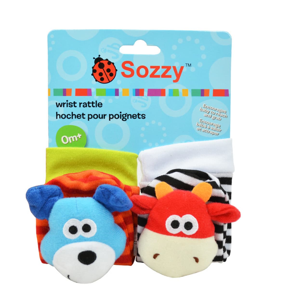 Игрушка-погремушка для младенцев Sozzy Donkey, набор носочков-погремушек для новорожденных, развивающая игрушка с шуршащим...