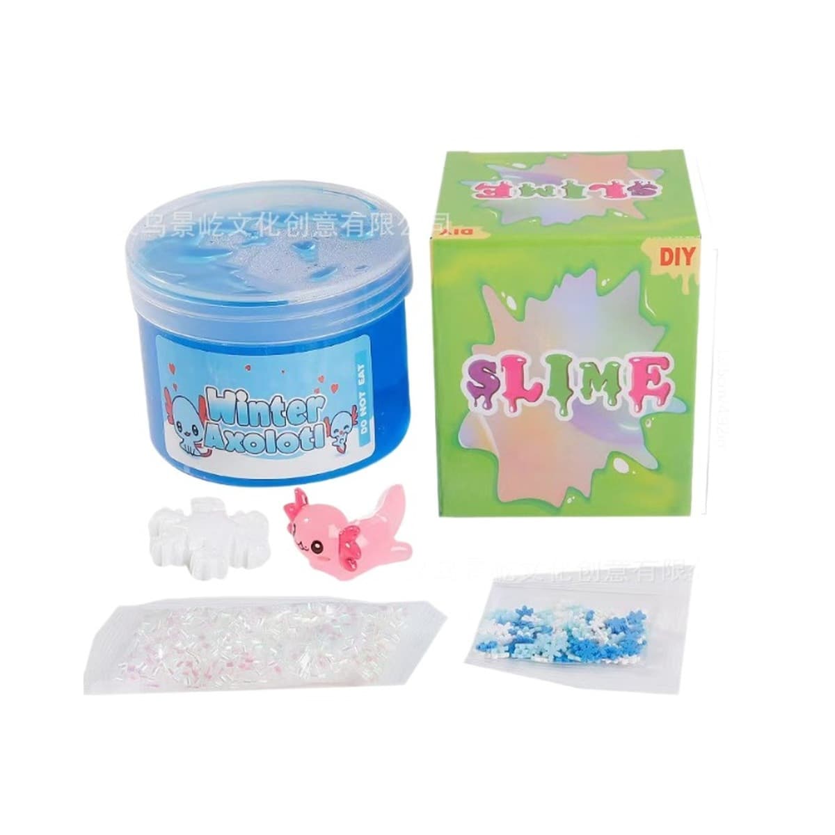 Новый набор желтого масла грязи слизи Корова клей slime kit хлопчатобумажная глина diy игрушка подарочная коробка набор
